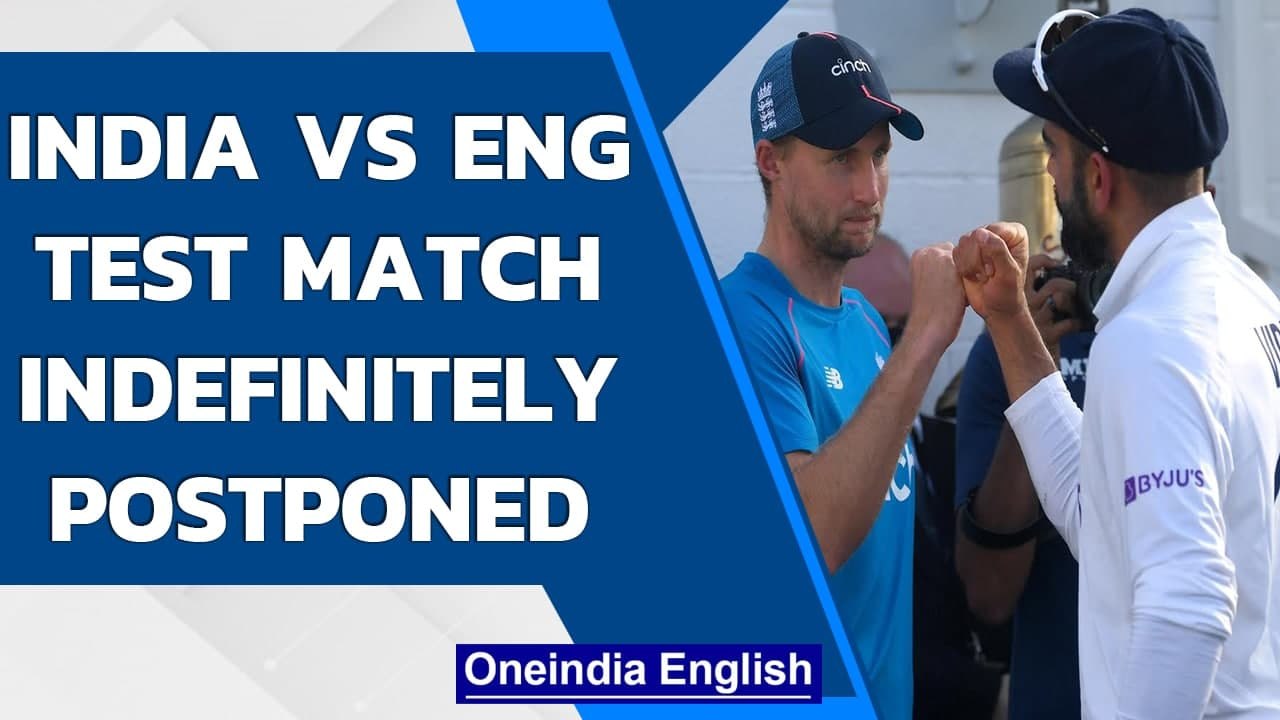 India vs England 5th test match indefinitely po...