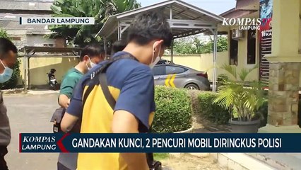 Gandakan Kunci, Dua Pencuri Mobil Diringkus Polisi