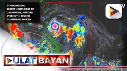 Descargar video: PTV INFO WEATHER: Bagyong Kiko, kumikilos northwestward; TCWS #4, nakataas sa northeastern portion ng Babuyan islands; TCWS # 3, nakataas sa northeast Cagayan, nalalabing bahagi ng Babuyan islands at Batanes