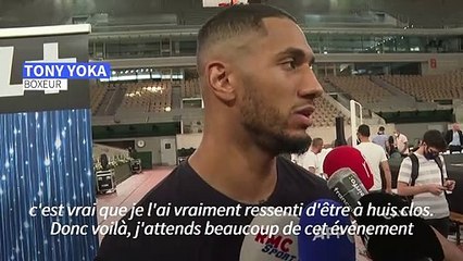 La boxe revient à Roland Garros où Tony Yoka vise une "belle victoire"