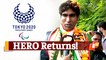 Odisha's Paralympian Gold Medallist Pramod Bhagat Gets Rousing Welcome