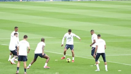 PSG - Mbappé bien présent à l'entraînement