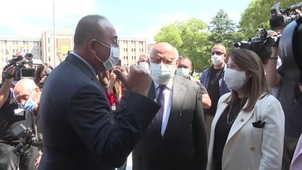 ESKİŞEHİR - Dışişleri Bakanı Çavuşoğlu, Eskişehir Valiliğini ziyaret etti