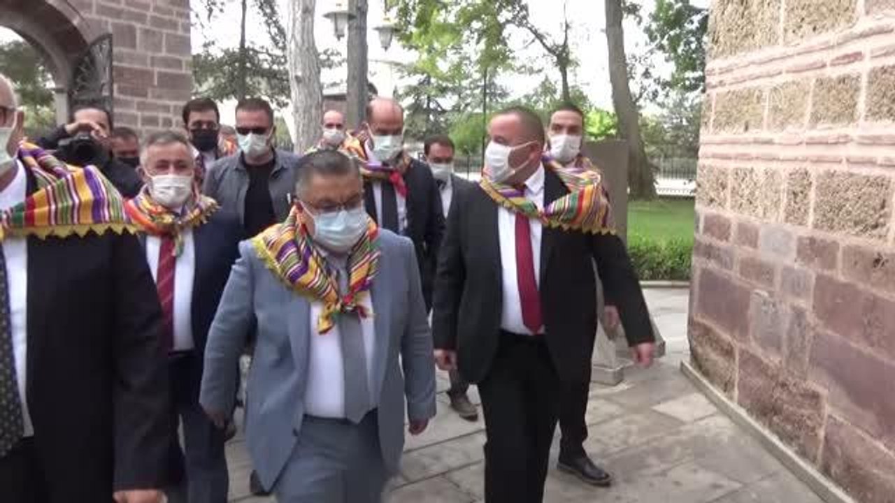 "740. Söğüt Ertuğrul Gazi'yi Anma ve Yörük Şenlikleri" Ertuğrul Gazi Türbesi ziyareti ile başladı