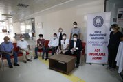 DİYARBAKIR - DÜ'de yeni kayıt yapan öğrencilere Kovid-19 aşısı olma imkanı sağlandı