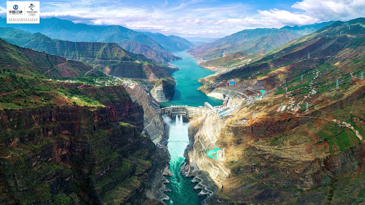 Baihetan Dam construction