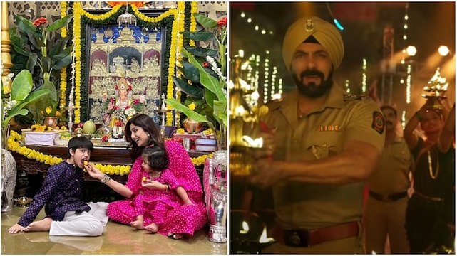 Shilpa Shetty celebrates Ganesh Chaturthi, Salman Khan treats fans to Antim song Vighnaharta