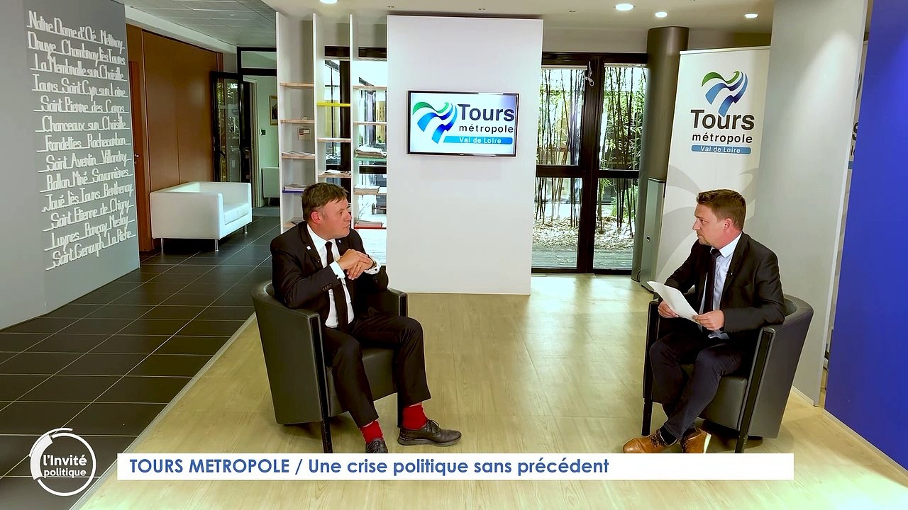 L'Invité Politique - 10/09/2021 - Frédéric Augis, président de Tours Métropole