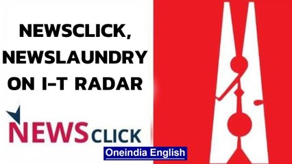 IT 'surveys' at Newsclick, Newslaundry offices in New Delhi | Oneindia News