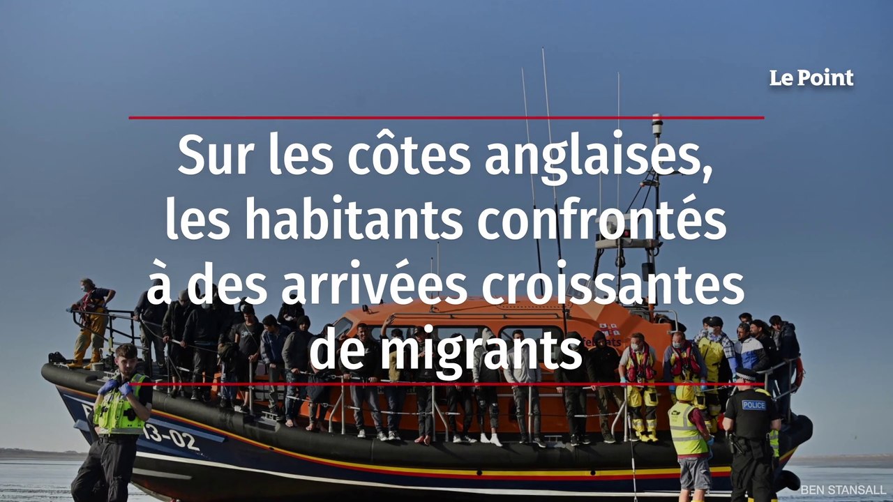 Sur les côtes anglaises, les habitants confrontés à des arrivées croissantes de migrants