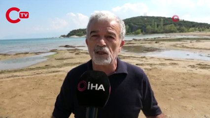 Eğirdir Gölü’nde ürkütücü manzara