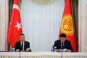 Cumhurbaşkanı Yardımcısı Oktay, Kırgızistan Bakanlar Kurulu Başkanı Maripov ile ortak basın toplantısında konuştu