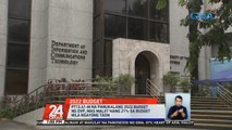 P713.41-M na panukalang 2022 budget ng OVP, mas maliit nang 21% sa budget nila ngayong taon | 24 Oras