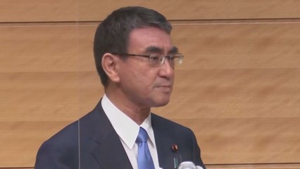 '선호도 1위' 고노, 총재 선거 출마 선언..."함께 앞으로 나아가자" / YTN