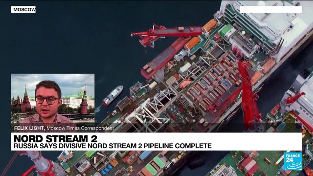Russia says divisive Nord Stream 2 pipeline complete