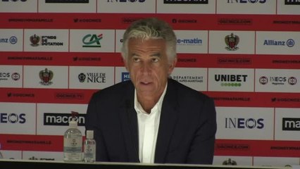 Nice - Rivère revient sur les incidents face à Marseille et les sanctions prises