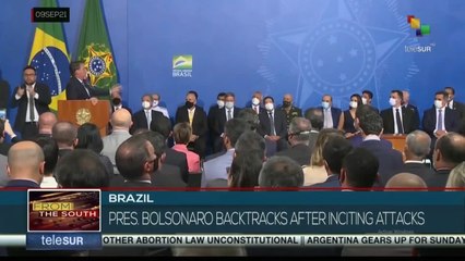 Brazil: Jair Bolsonaro retracts after incitement to violence