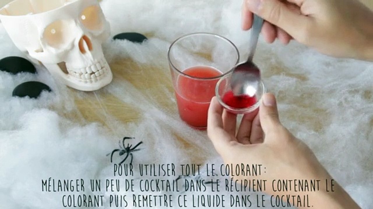 Cocktail sanglant Halloween (sans alcool)