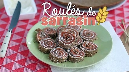 Roulés de sarrasin au saumon