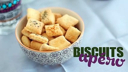 Biscuits apéritif faits maison