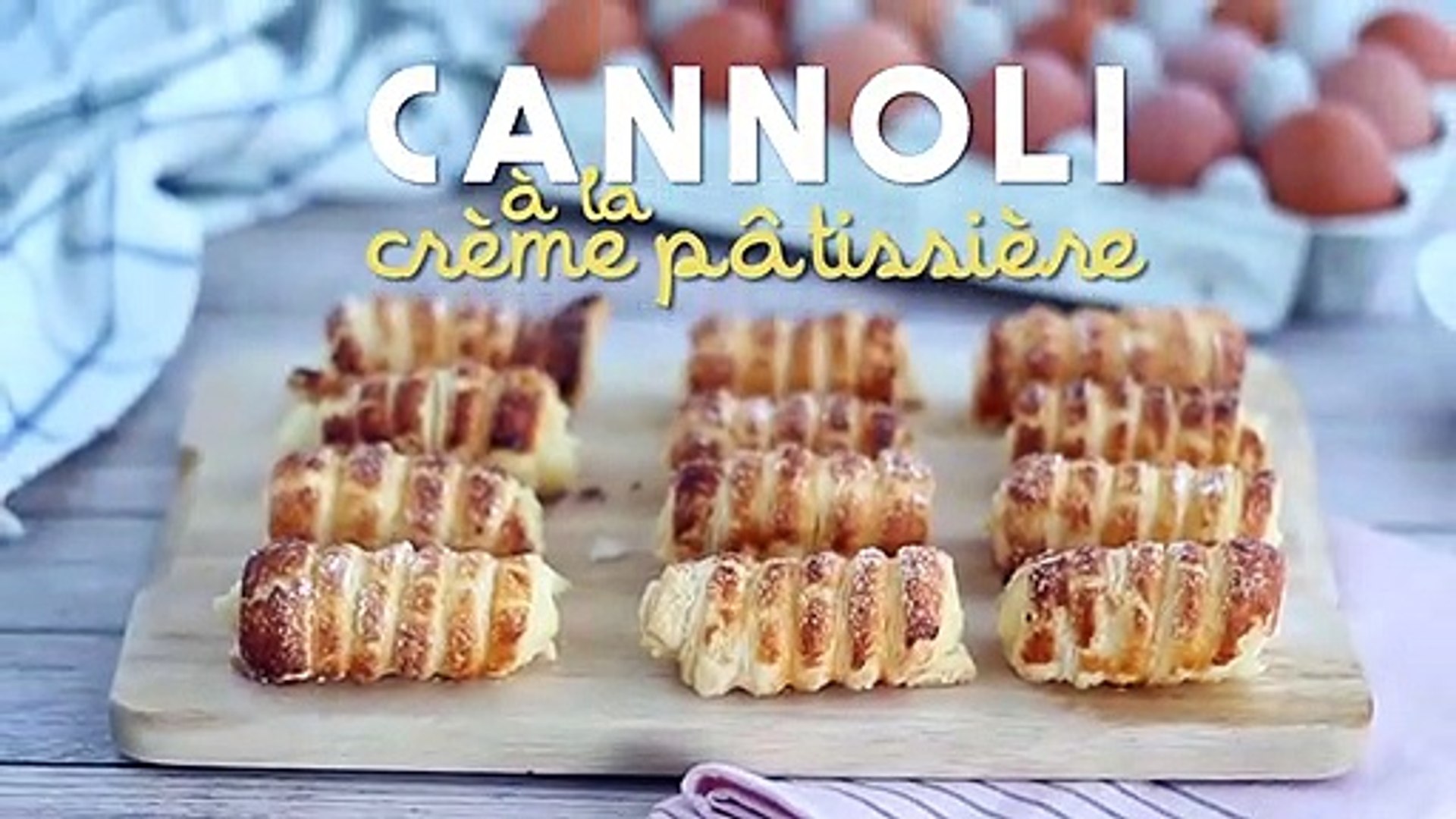 Cannoli A La Creme Patissiere Vanille Cannoli Alla Crema Pasticcera Video Dailymotion