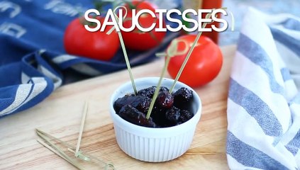 Saucisses caramélisées pour l'apéro