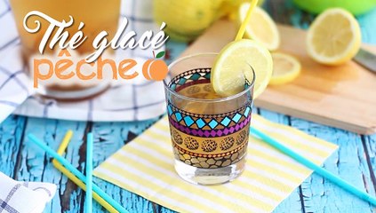 Thé glacé à la pêche fait maison