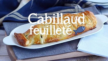 Poisson en croûte feuilletée aux épinards et fromage mozzarella