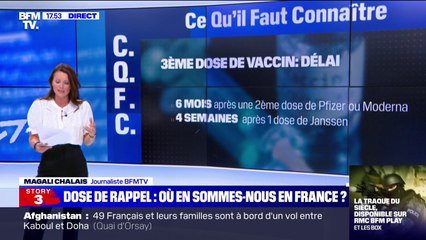 Où en est la campagne de vaccination pour la 3ème dose en France ?