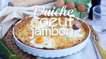 Quiche aux œufs et au jambon