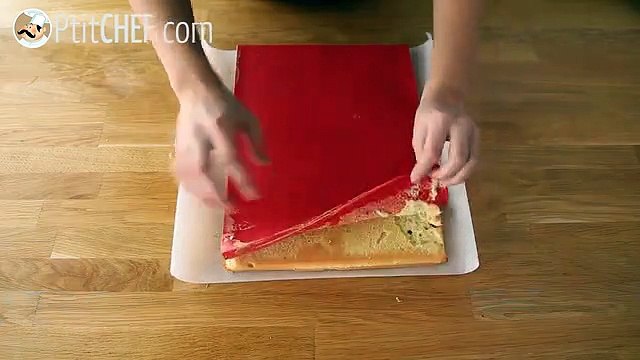 Mini roulés à la fraise, les Panthères roses