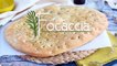 Focaccia, le pain italien au romarin