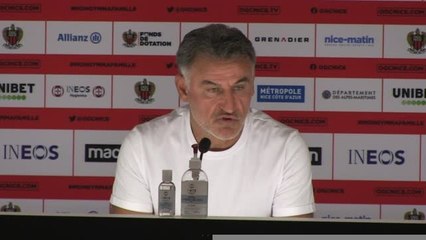 Nice - Galtier accepte les sanctions prises suite aux incidents face à Marseille