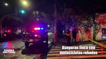 Policías del Estado localizaron una finca en la colonia La Nogalera con motocicletas robadas