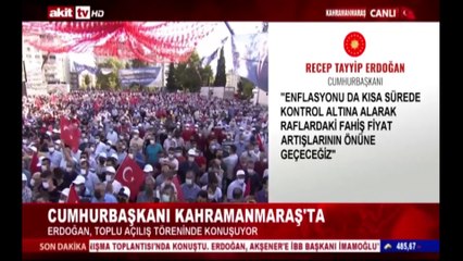 Cumhurbaşkanı Erdoğan, Kahramanmaraşlılara yazarımız merhum Abdurrahim Karakoç'un şiiri ile hitap etti