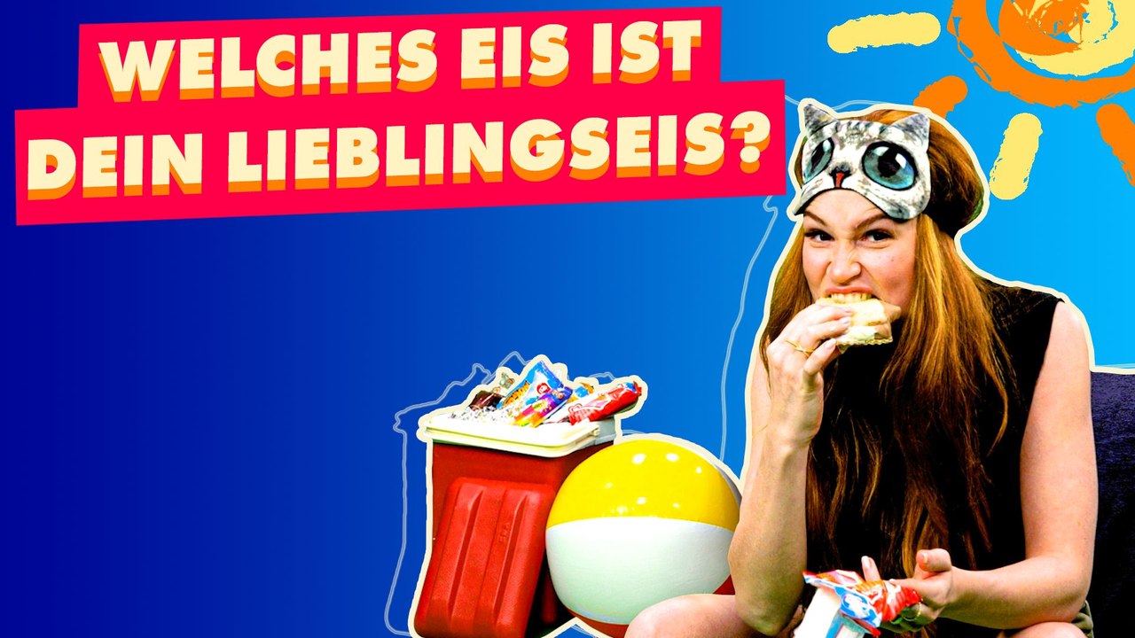 Model Jana Heinisch muss blind die Eissorten unserer Kindheit erraten!