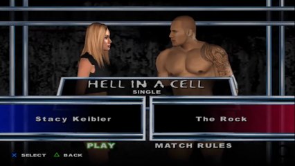 Here Comes the Pain Stacy Keibler(ovr 100) vs The Rock