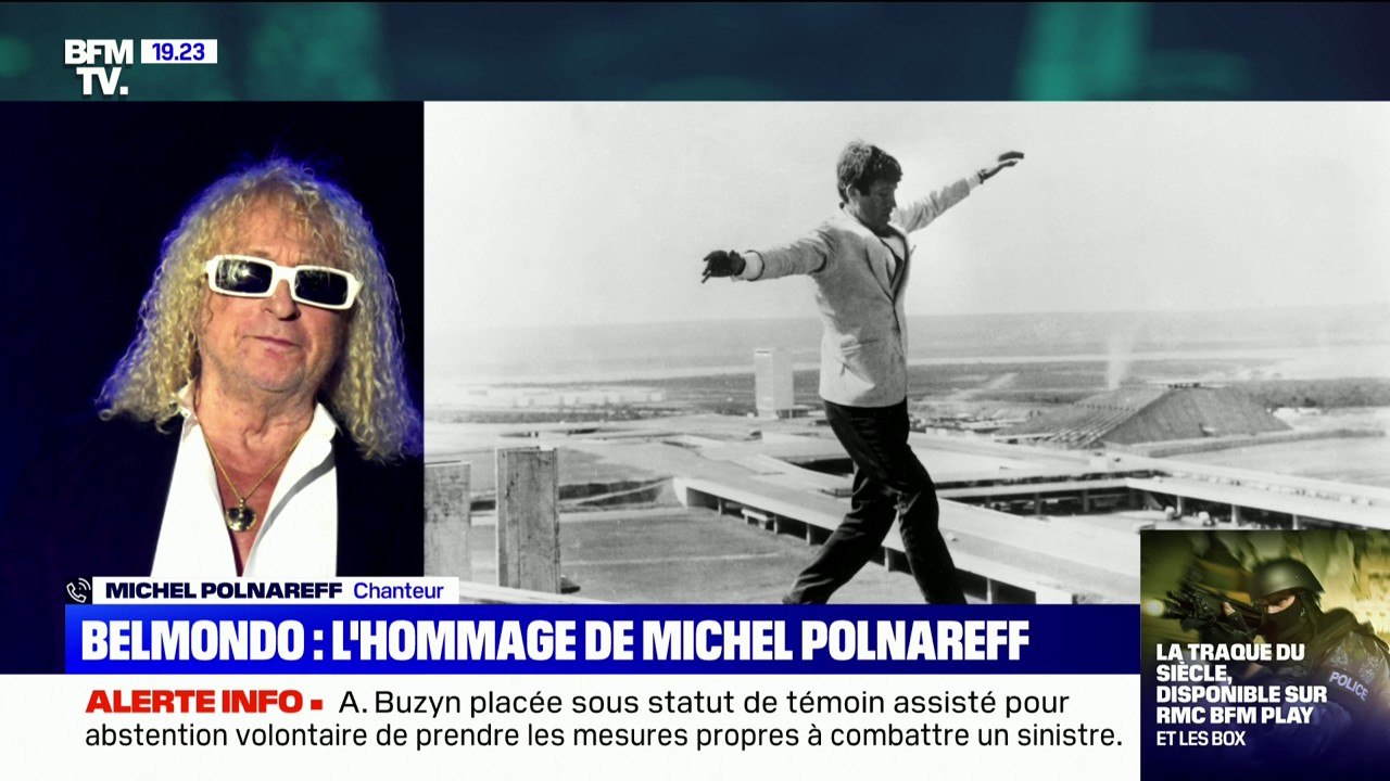"Le public ne se trompe jamais": le chanteur Michel Polnareff rend hommage à Jean-Paul Belmondo