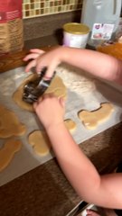Girl Helps Bake Great "Rainbow" Cookies for Bachelorette Party