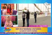 D´Mañana: Alcalde Muñoz supervisa construcción de nuevo puente Morales Duárez