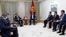 Cumhurbaşkanı Yardımcısı Oktay, Kırgızistan Cumhurbaşkanı Caparov ile görüştü