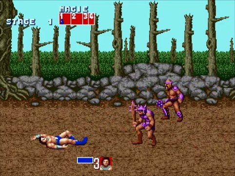Golden Axe online multiplayer - megadrive