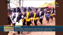 teleSUR Noticias 15:30 10-09: Continúan movilizaciones de mujeres indígenas en Brasil