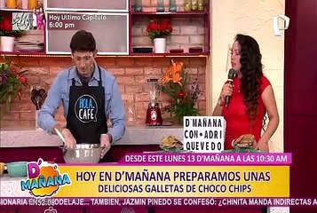 D’Mañana te enseña a preparar unas riquísimas galletas con chocochips