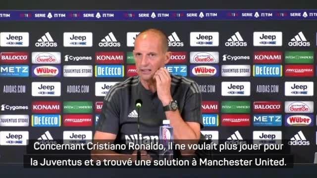 Juventus - Allegri : Cristiano Ronaldo ne voulait plus jouer pour la Juve