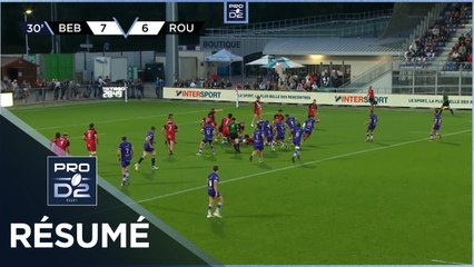 PRO D2 - Résumé US Bressane-Rouen Normandie Rugby: 20-20 - J03 - Saison 2021/2022