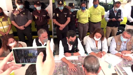 Moreno espera encerrar el "demonio" del incendio de Sierra Bermeja y que "no cause más daño"