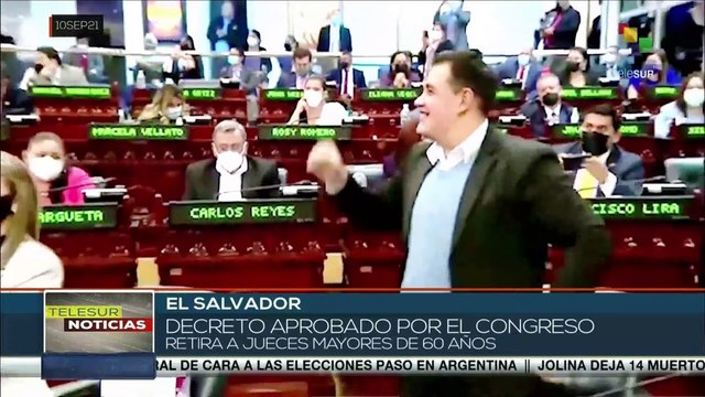 El Salvador: Decreto aprobado por el Congreso retira a jueces mayores de 60 años