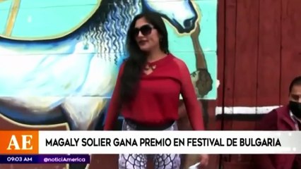 Magaly Solier gana como Mejor Actriz en festival internacional y se lo dedica a sus hijos