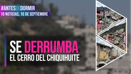 Se derrumba el Cerro del Chiquihuite